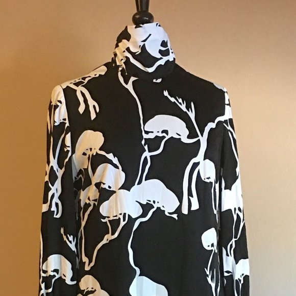 Vintage ✨ MISS BLACKWELL Long Sleeve Pop-Art Secretary Dress - Picture 2 of 16